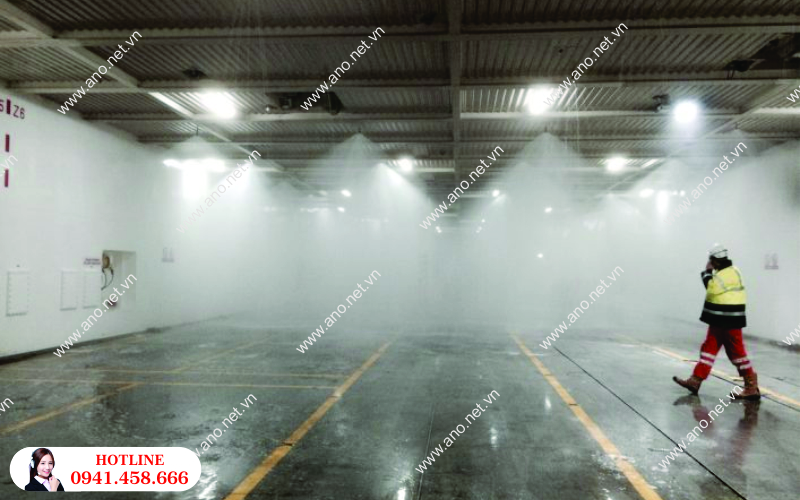 Hệ thống chữa cháy Drencher (Hồng Thủy) tại Hải Dương